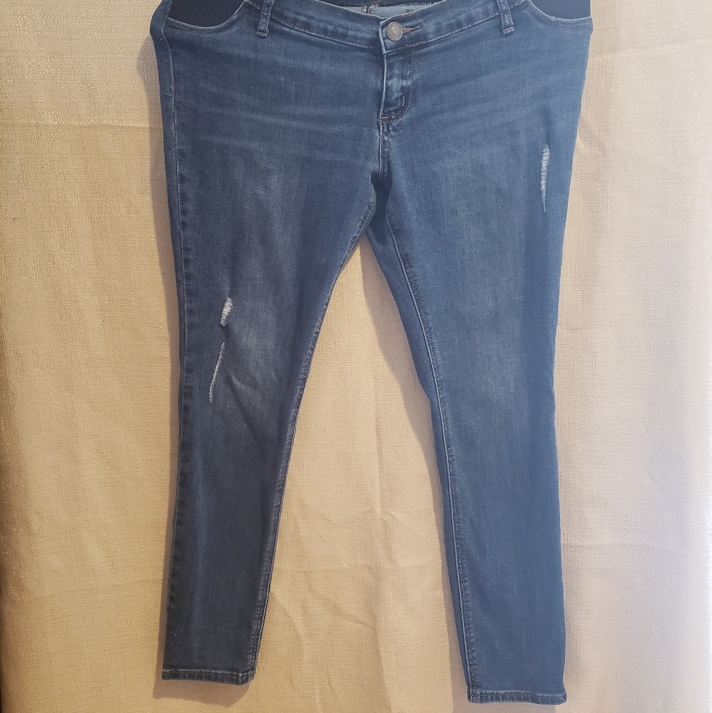 Maternity Denim Low Rise Size Large! - Picture 3 of 6